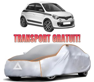 Husa Prelata Antigrindina Auto RENAULT TWINGO III (BCM_, BCA_) din 2014-2020, Protectie auto contra intemperiilor la grindina, Waterproof, 4x Stickere auto RENAULT