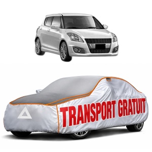 Husa Prelata Antigrindina Auto SUZUKI SWIFT IV (FZ, NZ) din 2010-2013, Protectie auto contra intemperiilor la grindina, Waterproof, 4x Stickere auto SUZUKI