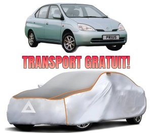 Husa Prelata Antigrindina Auto TOYOTA PRIUS Saloon (_W1_) din 2000-2003, Protectie auto contra intemperiilor la grindina, Waterproof, 4x Stickere auto TOYOTA
