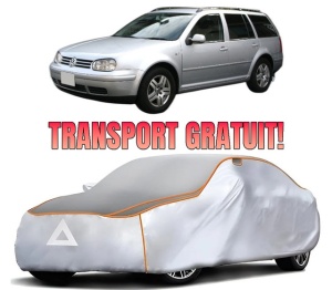 Husa Prelata Antigrindina Auto Volskwagen GOLF VAN IV Variant (1J5) din 1999-2006, Protectie auto contra intemperiilor la grindina, Waterproof, 4x Stickere auto Volskwagen