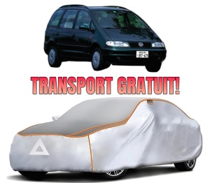 Husa Prelata Antigrindina Auto Volskwagen SHARAN VAN (7M_) din 1996-2010, Protectie auto contra intemperiilor la grindina, Waterproof, 4x Stickere auto Volskwagen