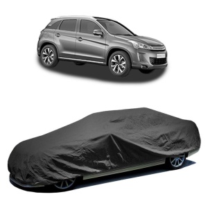 Husa prelata auto pentru CITROEN C4 AIRCROSS 2012, culoare negru, material textil impermeabil, rezistanta la intemperii praf UV, CARPASSION Husa Protectie - Img 2