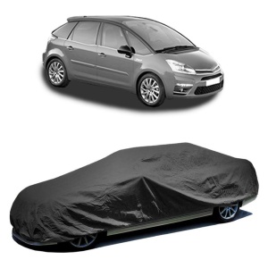 Husa prelata auto pentru CITROEN C4 PICASSO I MPV (UD_) 2006 - 2013, culoare negru, material textil impermeabil, rezistanta la intemperii praf UV, CARPASSION Husa Protectie - Img 2