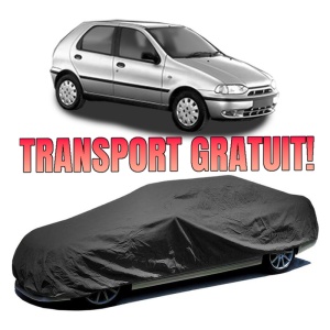 Husa prelata auto pentru FIAT PALIO (178_, 171_, 371_) 1996 - 2012, culoare negru, material textil impermeabil, rezistanta la intemperii praf UV, CARPASSION Husa Protectie