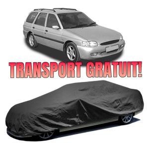 Husa prelata auto pentru FORD ESCORT CLASSIC Turnier (ANL) 1999 - 2000, culoare negru, material textil impermeabil, rezistanta la intemperii praf UV, CARPASSION Husa Protectie