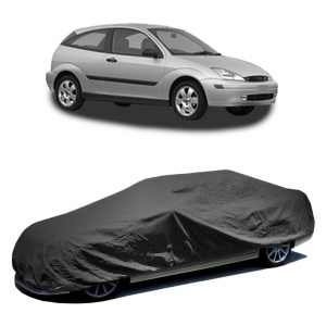 Husa prelata auto pentru FORD FOCUS I, CarPassion, textil, negru - Img 2