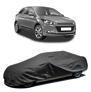 Husa prelata auto pentru HYUNDAI i20 II (GB, IB) 2014 - 2021, culoare negru, material textil impermeabil, rezistanta la intemperii praf UV, CARPASSION Husa Protectie - Img 2