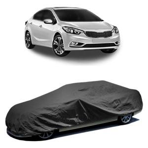 Husa prelata auto pentru KIA CERATO KOUP III (YD) 2013, culoare negru, material textil impermeabil, rezistanta la intemperii praf UV, CARPASSION Husa Protectie - Img 2