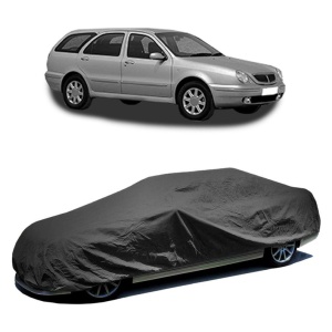 Husa prelata auto pentru LANCIA LYBRA SW (839_) 1999 - 2005, culoare negru, material textil impermeabil, rezistanta la intemperii praf UV, CARPASSION Husa Protectie - Img 2