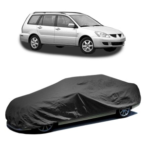 Husa prelata auto pentru MITSUBISHI LANCER VII Estate (CS_W, CT_W) 2003 - 2008, culoare negru, material textil impermeabil, rezistanta la intemperii praf UV, CARPASSION Husa Protectie - Img 2