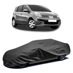 Husa prelata auto pentru NISSAN NOTE (E11, NE11) 2006 - 2013, culoare negru, material textil impermeabil, rezistanta la intemperii praf UV, CARPASSION Husa Protectie - Img 2