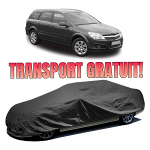 Husa prelata auto pentru OPEL ASTRA H CLASSIC Estate (A04) 2006 - 2014, culoare negru, material textil impermeabil, rezistanta la intemperii praf UV, CARPASSION Husa Protectie