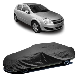 Husa prelata auto pentru OPEL ASTRA H CLASSIC Hatchback (A04) 2009, culoare negru, material textil impermeabil, rezistanta la intemperii praf UV, CARPASSION Husa Protectie - Img 2