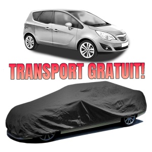 Husa prelata auto pentru OPEL MERIVA B VAN (S10) 2013 - 2017, culoare negru, material textil impermeabil, rezistanta la intemperii praf UV, CARPASSION Husa Protectie
