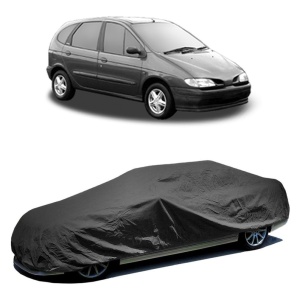 Husa prelata auto pentru RENAULT MEGANE Scénic VAN (JA0/1_) 1997 - 1999, culoare negru, material textil impermeabil, rezistanta la intemperii praf UV, CARPASSION Husa Protectie - Img 2