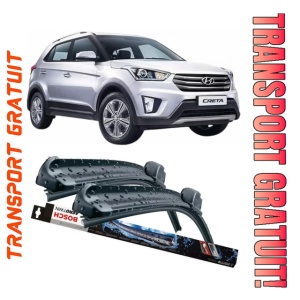 Hyundai Creta Set 2 stergatoare parbriz Bosch Bosch Aerotwin compatibile cu Hyundai Creta 2016-2021 (65 cm / 40 cm)