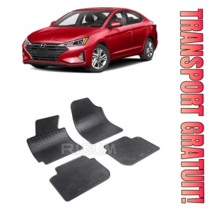 Hyundai Elantra V, Sedan, fabricat din 07.2011 - 02.2016, set covorase auto dedicate, din cauciuc 100% Premium