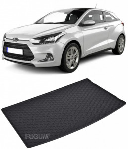 Hyundai I20 Tavita pentru portbagaj din cauciuc, compatibila Hyundai I20 II fabricatie 12.2014 - 07.2020, caroserie hatchback accesorii pentru autoturismul tau - masina v112541