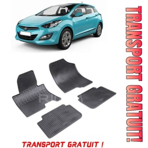 Hyundai I30 II, Hatchback, fabricat din 02.2012 - 01.2017, set covorase auto dedicate, din cauciuc 100% Premium - Transport Gratuit