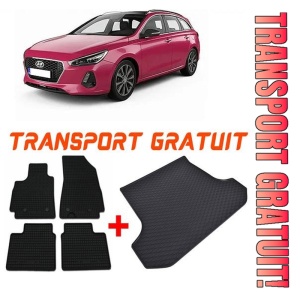 Hyundai I30 III din 2019 - Prezent Combi *1 , Set Covorase + tavita portbagaj auto