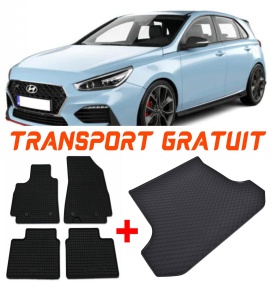 Hyundai I30 Set Covorase + tavita portbagaj auto Hyundai I30 II fabricatie 02.2012 - 06.2017, caroserie combi accesorii pentru autoturismul tau - masina v568