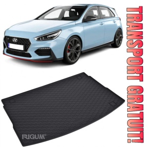 Hyundai I30 Tavita pentru portbagaj din cauciuc, compatibila Hyundai I30 III fabricatie 02.2017 - prezent, caroserie hatchback, portbagaj superior