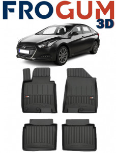 Hyundai I40 Din 01.2012 - Prezent Sedan Set Covorase Auto Tip Tavita Premium 3D, din cauciuc accesorii pentru autoturismul tau - masina v161565