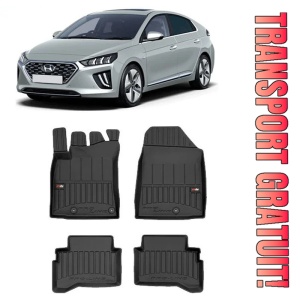 Hyundai Ioniq Hybrid, Hatchback, Din 10.2016 - 06.2022 , Set Covorase Auto Tip Tavita Premium 3D, din cauciuc