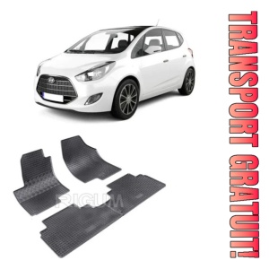 Hyundai Ix20, Hatchback, fabricat din 05.2010 - Prezent, set covorase auto dedicate, din cauciuc 100% Premium