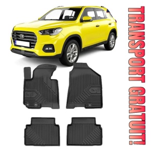 Hyundai IX35 Din 2010 - 06.2015, Suv , Set Covorase Auto Tip Tavita Premium 3D, din cauciuc