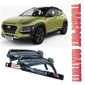 Hyundai Kona Set 2 stergatoare parbriz Bosch Bosch Aerotwin 65 cm/40 cm compatibile cu Hyundai Kona (Os, Ose, Osi) din 2017 (65 cm / 40 cm)