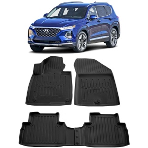 Hyundai Santa Fe Iv (Tm) (2018-2020) Set covorase auto cauciuc G.Modern Line 3D transport gratuit accesorii pentru autoturismul tau - masina v50363