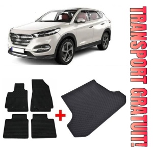 Hyundai Tucson din 07.2015 - 09.2020 Suv Portbagaj Superior *3, Set Covorase + tavita portbagaj auto