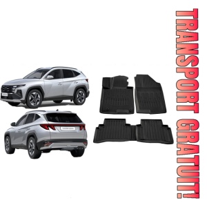 Hyundai Tucson (Nx4) (Hybrid) (2021-2025) Set covorase auto cauciuc G.Modern Line 3D transport gratuit
