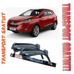 Hyundai Tucson Set 2 stergatoare parbriz Bosch Aerotwin 600/475mm compatibile cu Hyundai TUCSON (JM) (2004-2010) (60 cm / 40 cm)