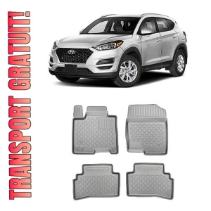 Hyundai Tucson, Suv, Din 12.2020 - Prezent , Set Covorase Auto Tip Tavita Premium 3D, din cauciuc