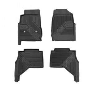 Isuzu D-Max Din 2011 - 2020, Pick-Up , Set Covorase Auto Tip Tavita Premium 3D, din cauciuc accesorii pentru autoturismul tau - masina v166457