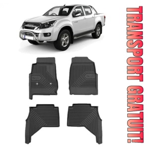 Isuzu D-Max Din 2011 - 2020, Pick-Up , Set Covorase Auto Tip Tavita Premium 3D, din cauciuc