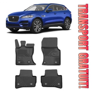 Jaguar F-Pace Din 04.2016 - Prezent, Suv , Set Covorase Auto Tip Tavita Premium 3D, din cauciuc