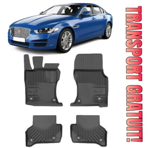 Jaguar Xe Din 06.2015 - Prezent, Sedan , Set Covorase Auto Tip Tavita Premium 3D, din cauciuc