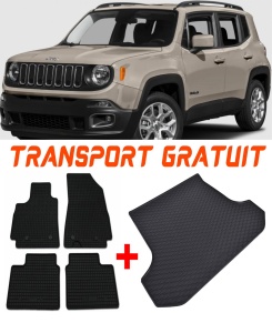 Jeep Renegade Set Covorase + tavita portbagaj auto Jeep Renegade fabricatie 09.2014 - 06.2018, caroserie suv accesorii pentru autoturismul tau - masina v260