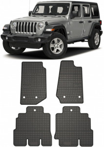 Jeep Wrangler, Suv, Din 11.2017 - Prezent, 4 Usi , Set Covorase Auto Premium accesorii pentru autoturismul tau - masina v153409