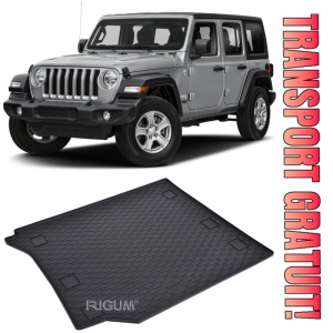 Jeep Wrangler Tavita pentru portbagaj din cauciuc, compatibila Jeep Wrangler fabricatie 10.2006 - 04.2018, caroserie suv, 5 usi