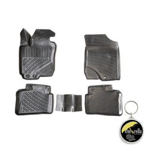 Kia Ceed 2006-2009 Set 5 covorase auto din cauciuc tip tavita premium line 3D accesorii pentru autoturismul tau - masina v243357