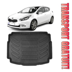 Kia Ceed Hatchback II (Cu Podea Inalta) 2012-2018 Tavita cauciuc pentru protectie portbagaj dedicata pentru Kia Ceed Transport Gratuit