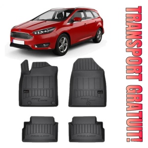 Kia Ceed III Din 09.2018 - Prezent, Combi , Set Covorase Auto Tip Tavita Premium 3D, din cauciuc