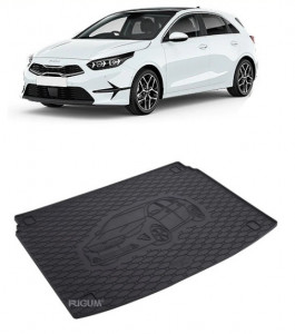 Kia Ceed III Hatchback din 06.2018 - Prezent, Tavita Pentru Portbagaj Lux Premium Dedicata, Portbagaj Inferior *3 accesorii pentru autoturismul tau - masina v194757