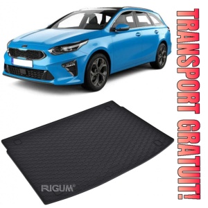 Kia Ceed Tavita pentru portbagaj din cauciuc, compatibila Kia Ceed III fabricatie 06.2018 - prezent, caroserie hatchback, portbagaj inferior
