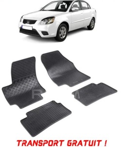 Kia Rio II, Hatchback, fabricat din 2005 - 2011, set covorase auto dedicate, din cauciuc 100% Premium - Transport Gratuit accesorii pentru autoturismul tau - masina v39143