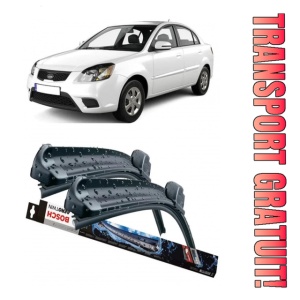 Kia Rio II Saloon Set 2 stergatoare parbriz Bosch Aerotwin 600/475mm compatibile cu Kia RIO II Saloon (JB) (2005-2011) (55 cm / 40 cm)